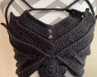 Crochet Bat Bralette (Made To Order)