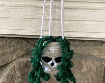Skull Hanging Plant