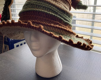 Crochet Witch Hat (MADE TO ORDER)