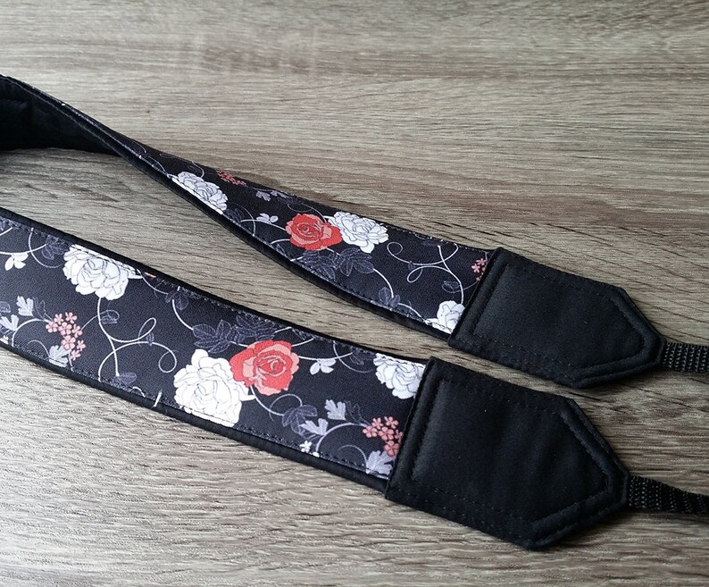 Floral Camera Strap For Women Flowers Camera Strap Photo Accessories Shoulder Camera Strap Roses Camera Strap