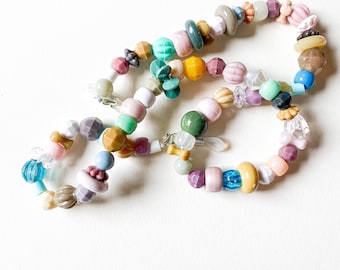 Beaded Eyeglass Chain Necklace