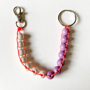 Beaded Key Chain Bracelet