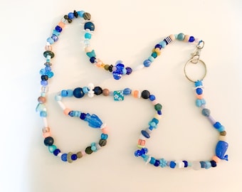 Beaded Lanyard Chain Necklace