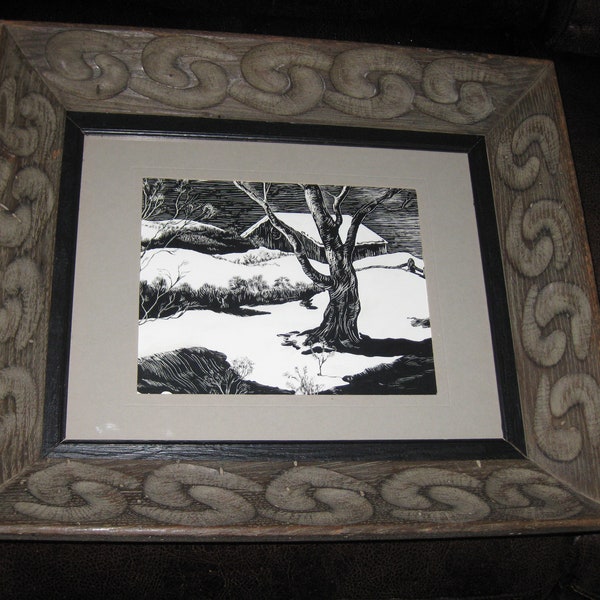 Scratchboard Art Etsy