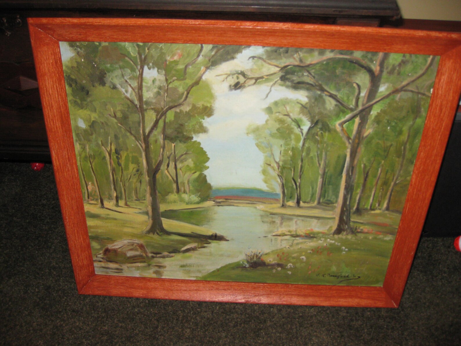 ORIGINAL PAINTING ON Canvas Board Signed by S.L. Crawford 70 Etsy