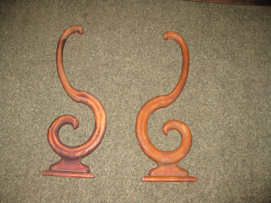 MIRROR SALVAGE Architectural Salvage Side Holders for Tilting Mirror S