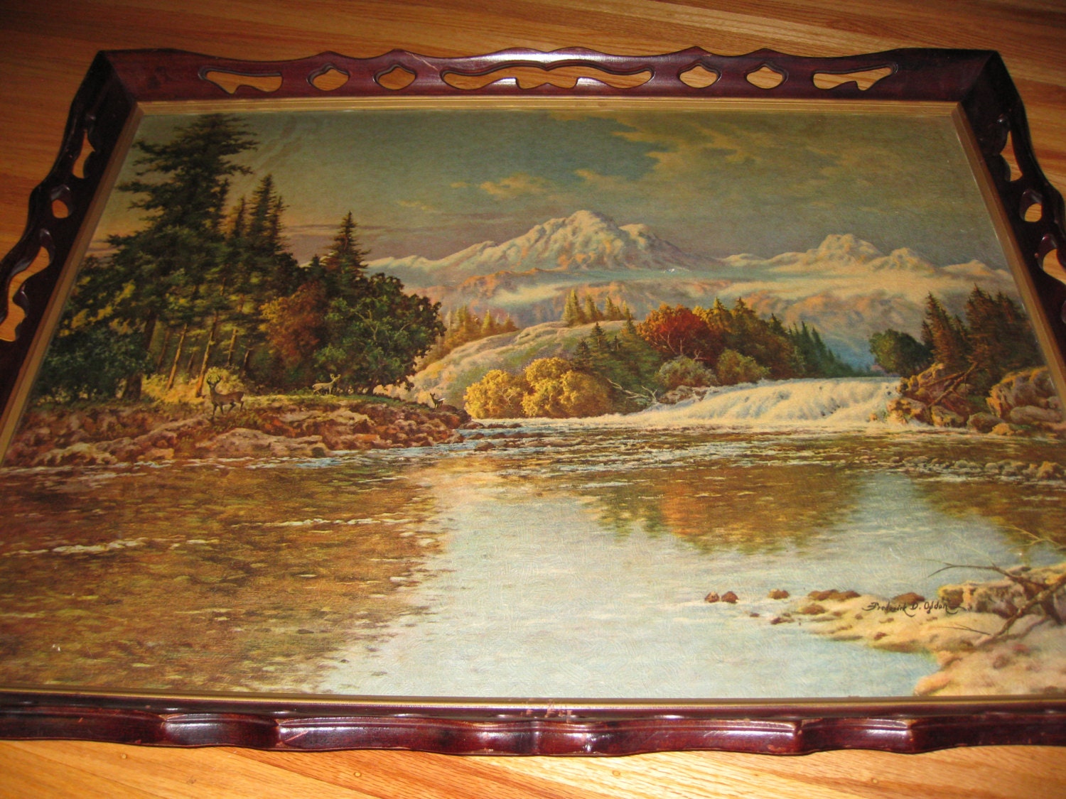 パリコレクション FILIGREE 1930's RED 31 Frame MAHOGANY 絵画