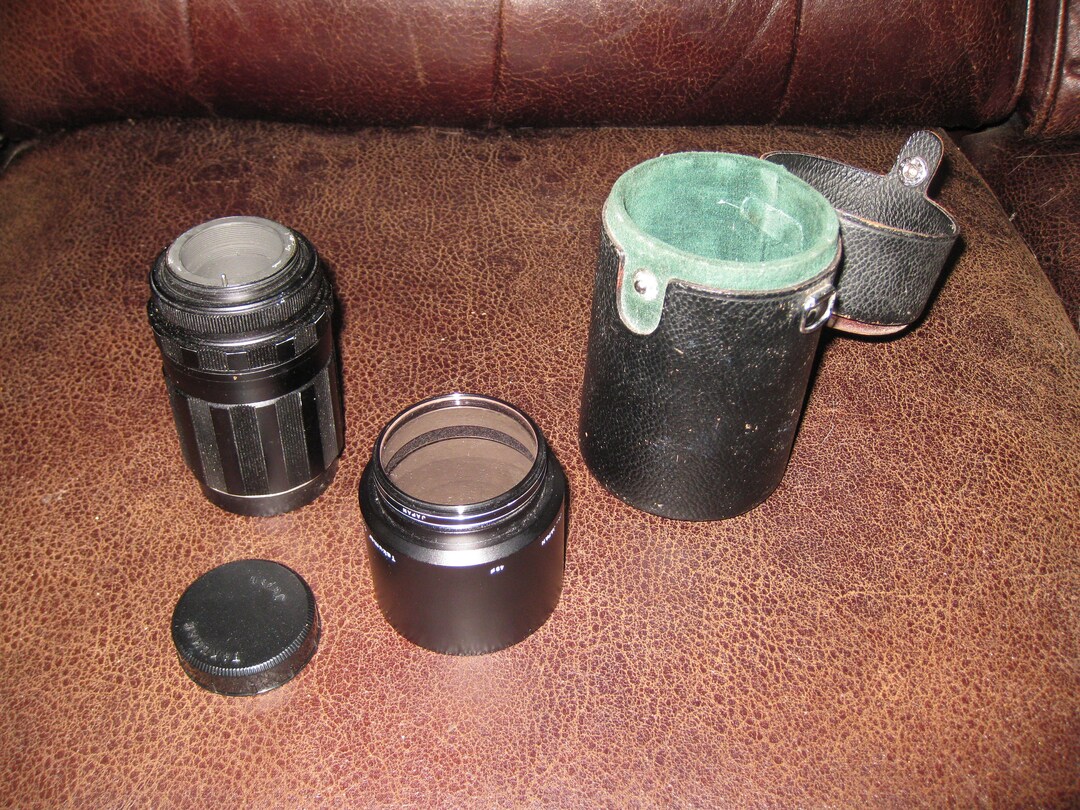 VINTAGE CAMERA LENS & Case Super Takumar 13.5/135 2248223 Asahi Opt