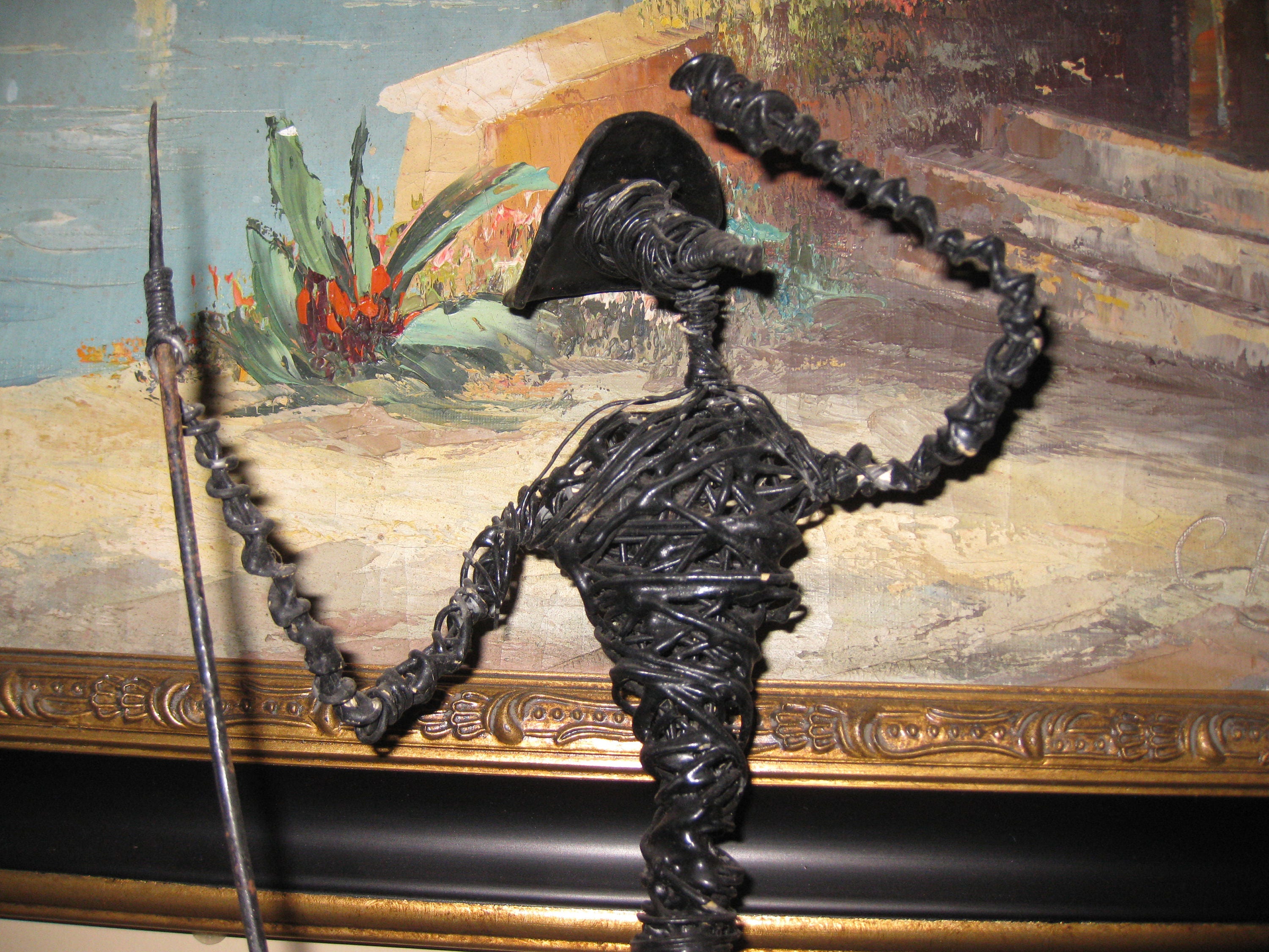 VINTAGE WIRE SCULPTURES Don Quixote 19