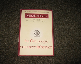 THE FIVE PEOPLE You Meet In Heaven Hardcover 2003 Mitch Albom 196 Pages With Dust Jacket