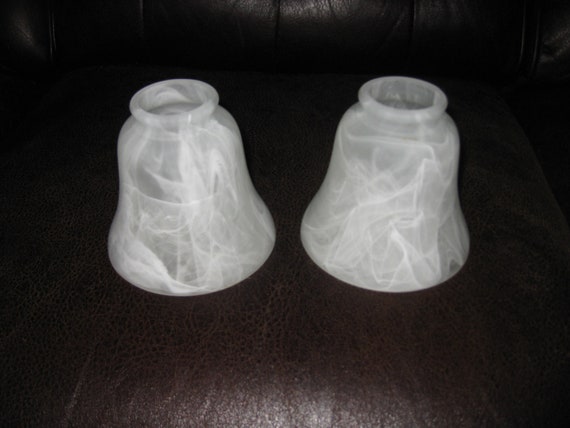 White alabaster glass shade deals