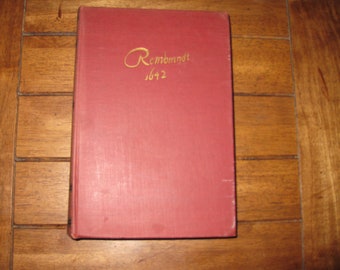 1930 THE LIFE AND Times Of Rembrandt Van Rijn Hardcover 570 Deckle Edge Pages "Rembrandt 1642"