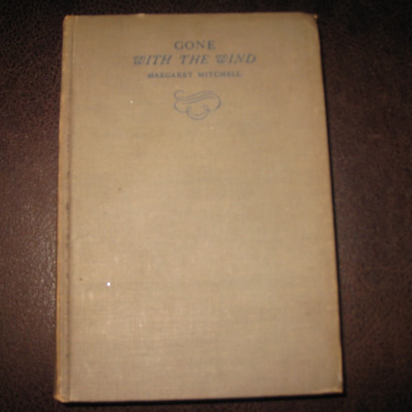 1937 GONE WITH THE Wind Hardcover Margaret Mitchell 1037 Deckle Edge Pages Published By The MacMillan Company New York