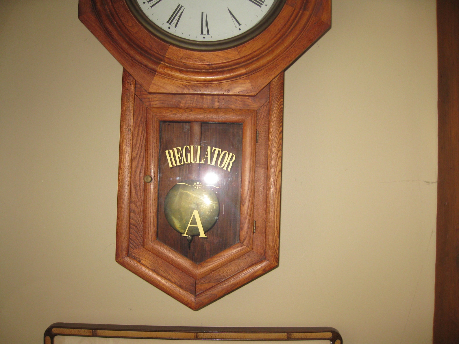 REGULATOR SCHOOLHOUSE PENDULUM Wall Clock ansonia Clock Co. Etsy