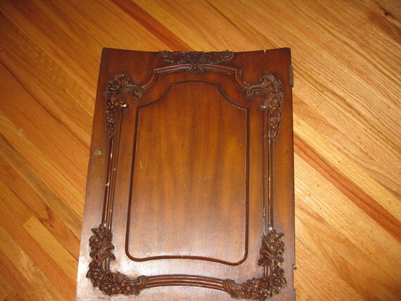 Ornate Wood Door Curved Embellished With Wood Scroll Design 16 Etsy