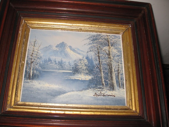 ORIGINAL OIL PAINTING On Canvas Signed Antonio Eastlake