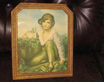 Boy With Rabbit | Etsy