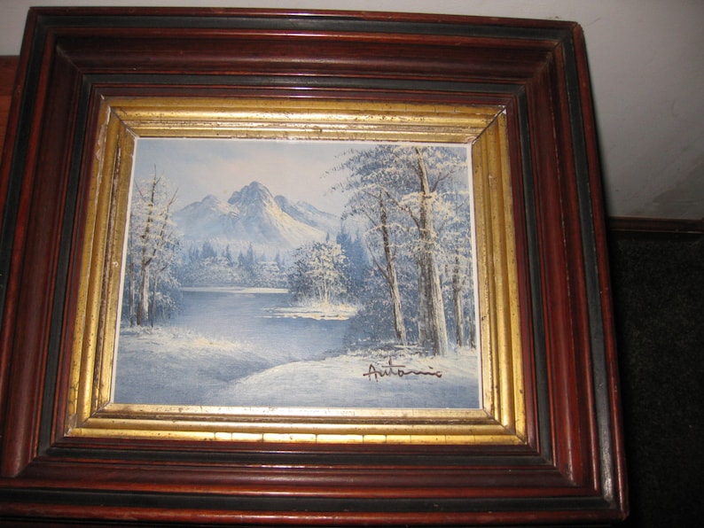 ORIGINAL OIL PAINTING on Canvas Signed Antonio Eastlake Etsy