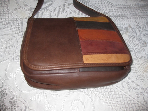 VINTAGE LEATHER PURSE From The Early 90's Handcra… - image 1