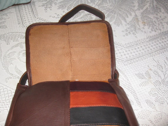 VINTAGE LEATHER PURSE From The Early 90's Handcra… - image 4