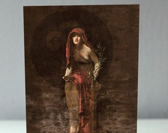 Cards "Hellas & Rome" // Priestess of Delphi