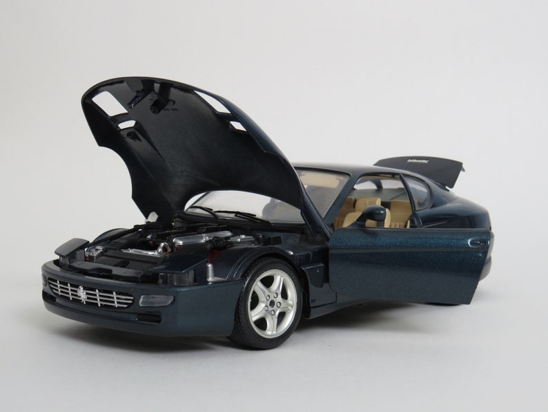 Green Ferrari 456GT 1992 Scale 118 Free Shipping Birthday and Anniversary Gift 9.60 Vintage Metal Diecast Model Sport Car