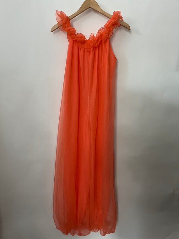 1960’s Tangerine Nylon Romper Loungewear