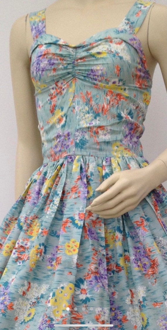 Gonna Lunga Rockabilly Anni '50 Floreale - Stile Vintage E Femminile - Foto 3