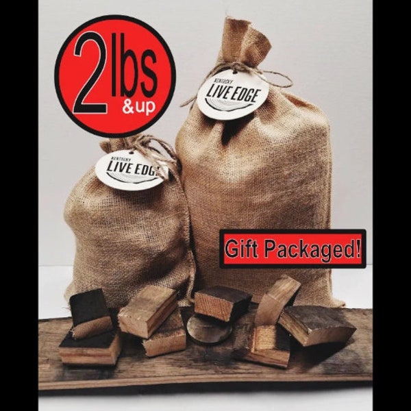 The Original Bourbon Barrel Smoker Chunks- Smoker Chips- BBQ- Grilling Gift- Christmas Gift for Him- Smoker Accessories- Wood Fired Smoker