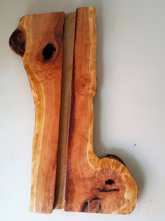 Arte De La Pared Pared Colgante Madera Borde En Vivo Etsy