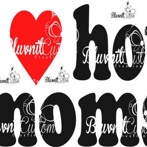 J’aime Hot Moms SVG / PNG Cricut / Silhouette Cut File
