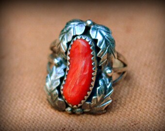 Native American Navajo Stamped Sterling Silver Ring Set Gift Sz 8 02200