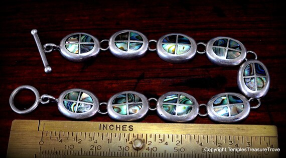 Artisan Abalone MOP Window Segmented Modernist St… - image 3