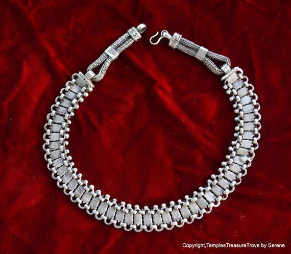 Rajasthani Sterling Articulated Choker~Heavy 925 … - image 4