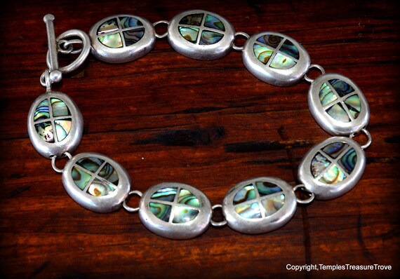 Artisan Abalone MOP Window Segmented Modernist St… - image 5