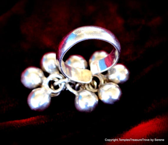 Sterling Adjustable Cha Cha Ring~Size 7 U.S. Ster… - image 4