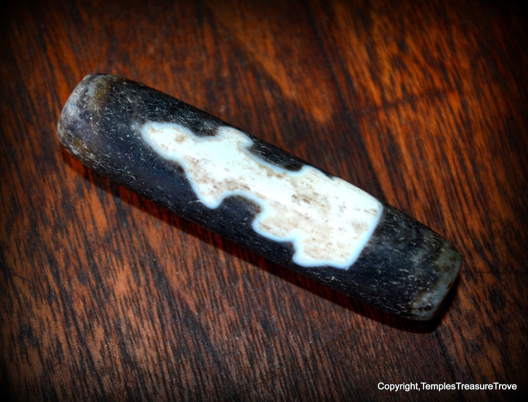 Double Kwan Yin Dzibodhisattva Dzi Bead Talismanguan Yin Aka