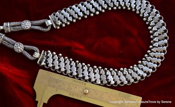Rajasthani Sterling Articulated Choker~Heavy 925 … - image 3