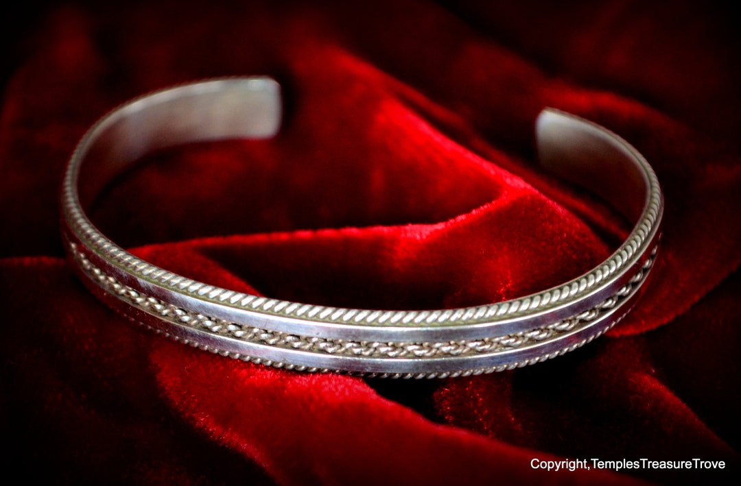 Signed Tahe Navajo Sterling Cuff Braceletnavajo 925 Cuff Bracelet