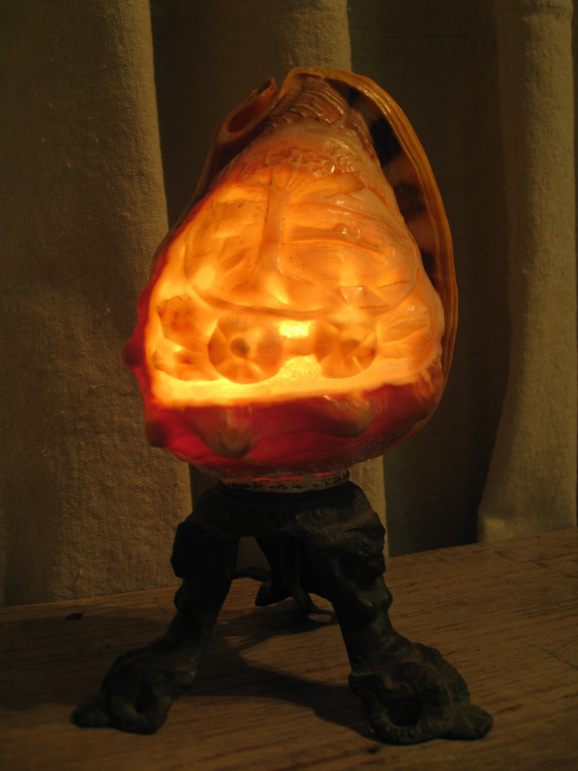 Cameo shell lamp - Etsy 日本