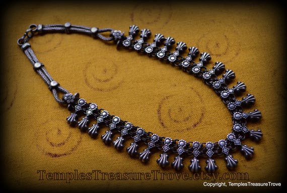 Antique Rajasthani Sterling Choker/ Heavy Sterling