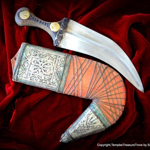 多様な ジャンビーヤ 日本） Etsy - dagger 骨董（Yemen 短剣 中東 イエメン 武具