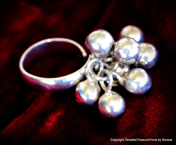 Sterling Adjustable Cha Cha Ring~Size 7 U.S. Ster… - image 7