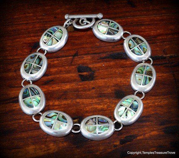 Artisan Abalone MOP Window Segmented Modernist St… - image 4