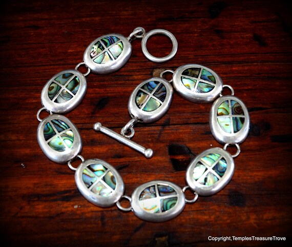 Artisan Abalone MOP Window Segmented Modernist St… - image 8