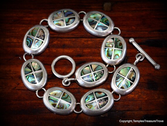 Artisan Abalone MOP Window Segmented Modernist St… - image 10