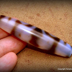 Seven Eyes Sacred Dzi Bead~Seven Stars of the Milky Way Dzi~Energy of the Universe Talisman~Healthy Life Amulet~Perfection and Glory Amulet