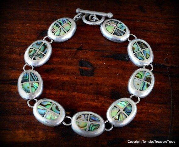 Artisan Abalone MOP Window Segmented Modernist St… - image 7