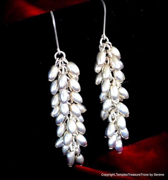 Sterling Cha Cha Earrings~Cha Cha Dangle and Drop Earrings~Cha Cha Earrings For Her~Boho Chic Earrings~Rockabilly Earrings~Earrings for Her