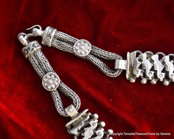 Rajasthani Sterling Articulated Choker~Heavy 925 … - image 6